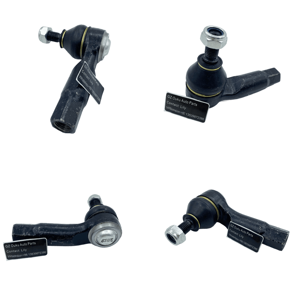 Left Driver Side Tie Rod End 1K0423811K Heat Treated Ball Stud, Anti Rust Coating, Direct Replacement - OEM 1K0423811K