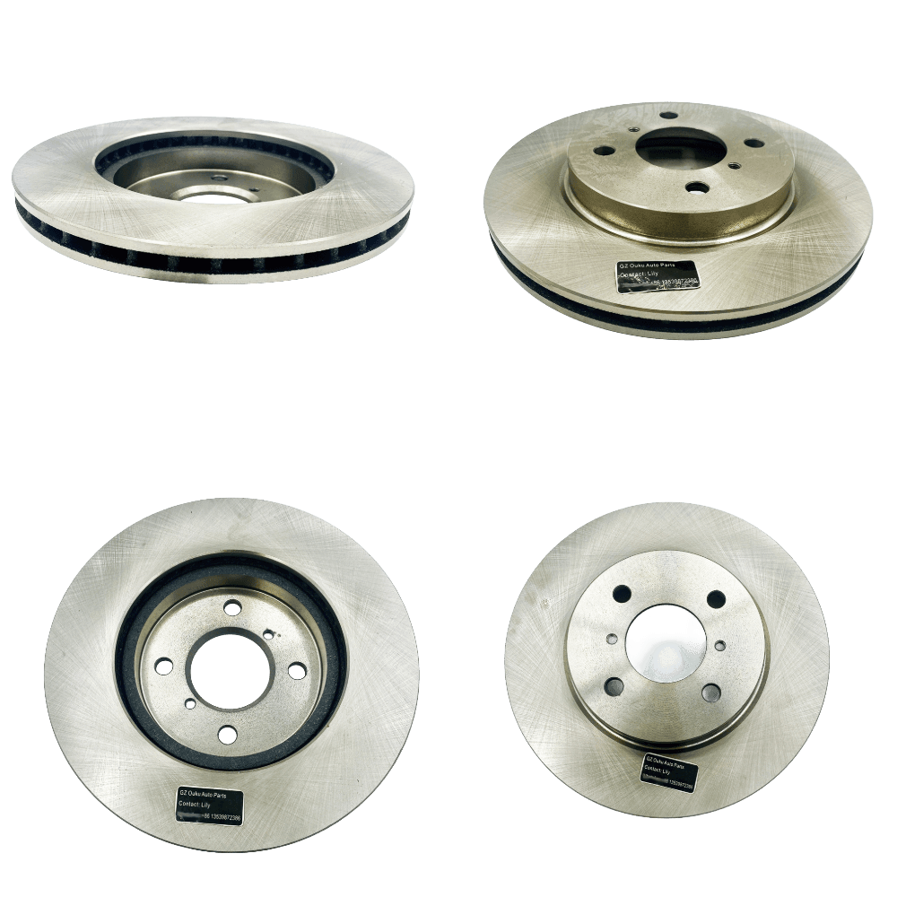 Suzuki Swift Front Brake Rotor 55311-63J00 Vented Disc Design, Cross Ground Finish, Maximum Heat Dissipation - OEM 55311-63J00