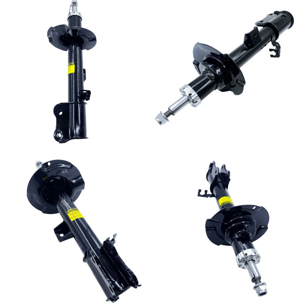 Mazda Tribute Front Shock Absorber 6L82 18124 BA Seamless Steel Cylinder, Multi Lip Seal, All Weather Fluid - OEM 6L82 18124 BA