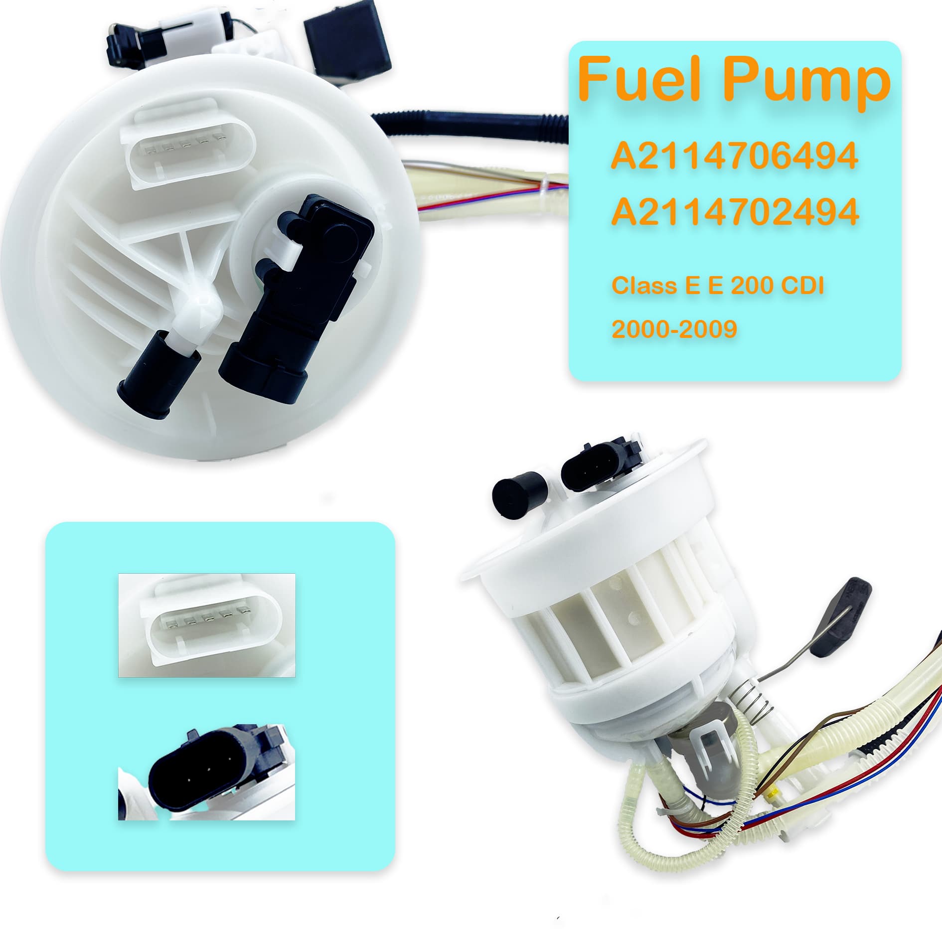 Fuel Pump Assembly - Mercedes Fuel Pump OEM A2114706494 - Fit for CLS55 AMG, E55 AMG - OEM A2114706494