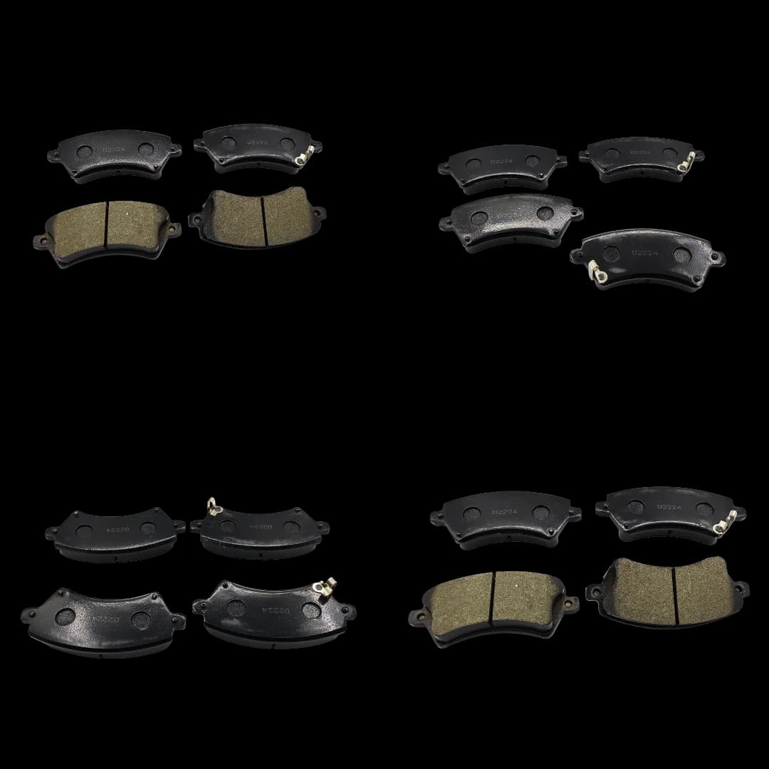 High-performance Rear Brake Pads - 04465-02100 OE Replacement Kit for Toyota Corolla (S.American Models) - Premium Auto Parts System Components - OEM 04465-02100